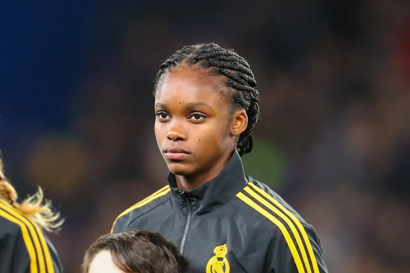 Linda Caicedo con el Real Madrid Femenino durante un partido